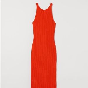 Orange Dress H&M